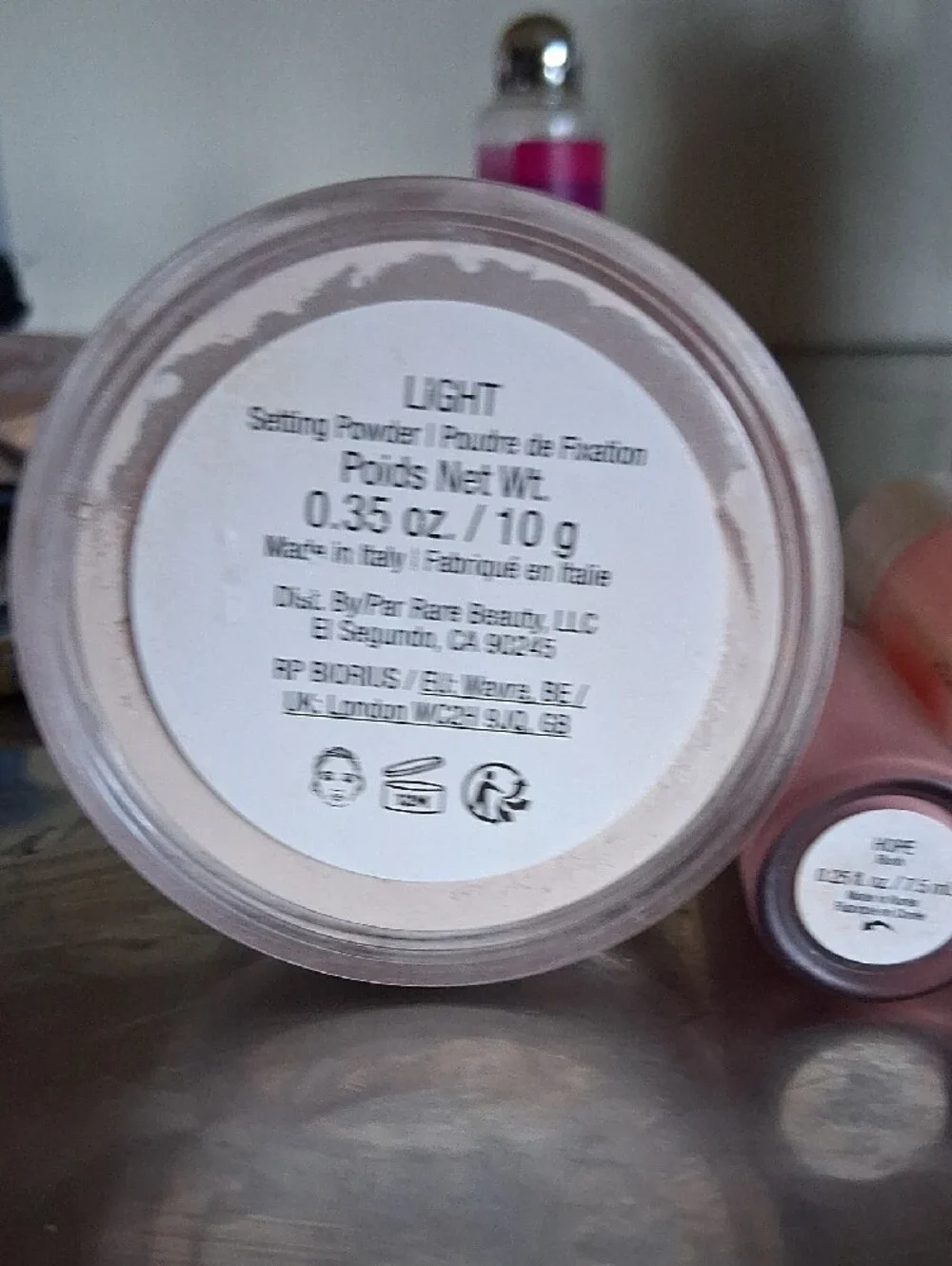 Rare Beauty HOPE Blush & Pore Diffussing Primer& LIGHT Setting Powder